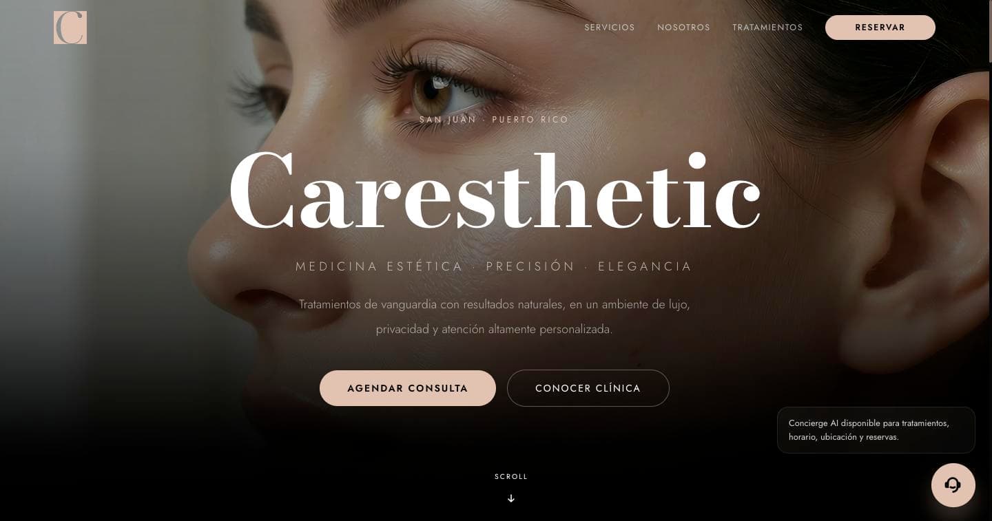 Caresthetic — live preview