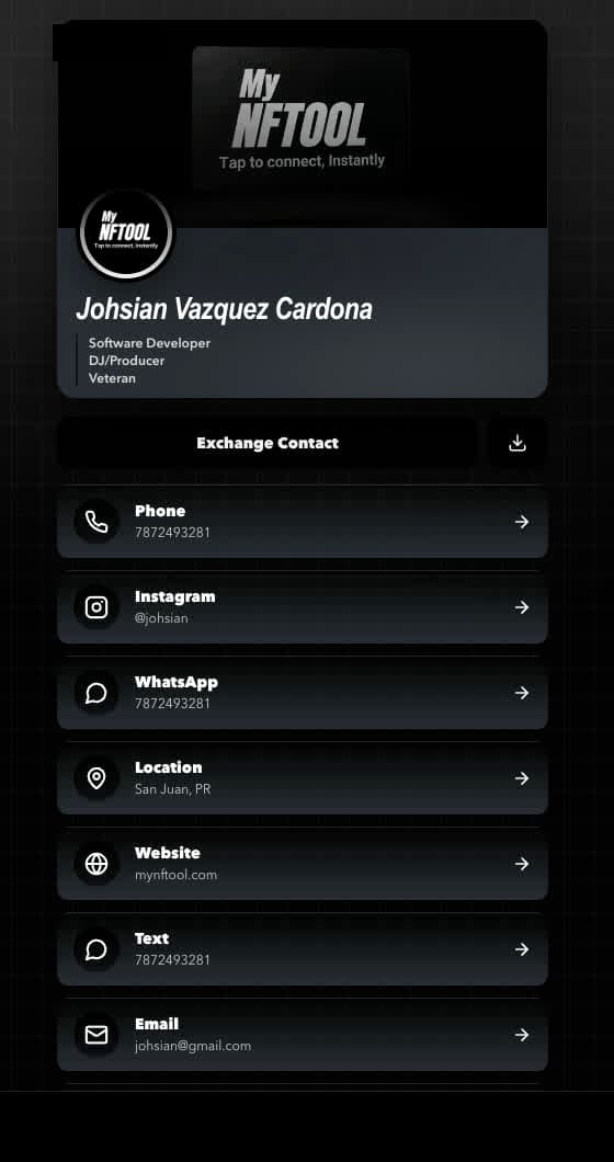 MyNFTool public profile